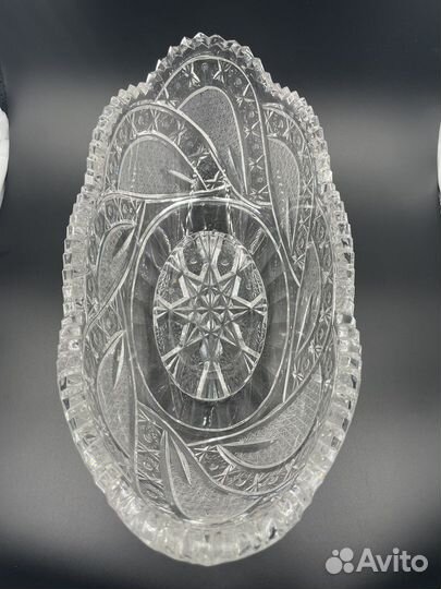 Хрустальная конфетница (салатница) 