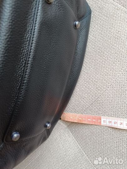 Сумка женская натуральная кожа черная