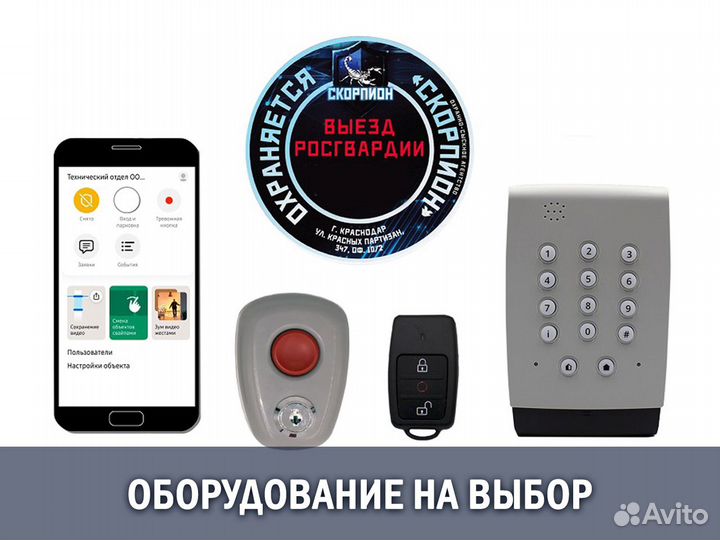 Пультовая охрана. Тревожная кнопка