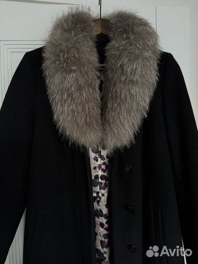 Пальто зимнее из шерсти и кашемира