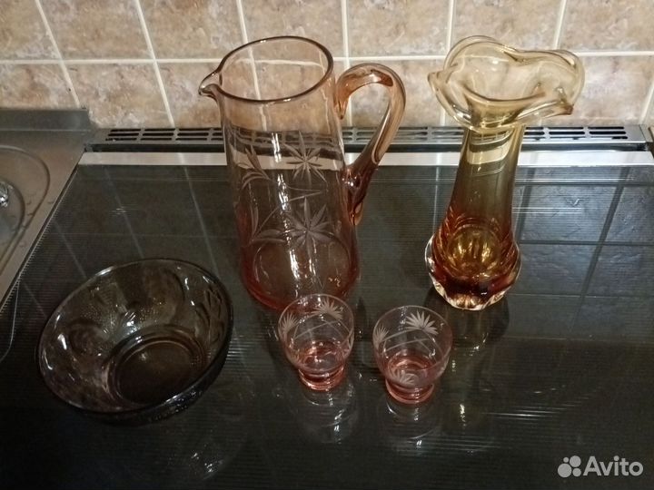 Карамельное стекло СССР