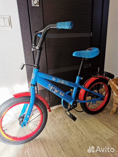 Детский велосипед 14 дюймов б/у Щенячий патруль