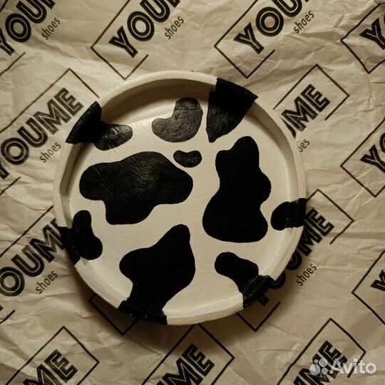 Тарелка декоративная глина