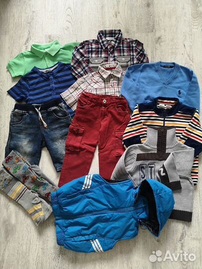 Одежда на мальчика 98-104 пакетом