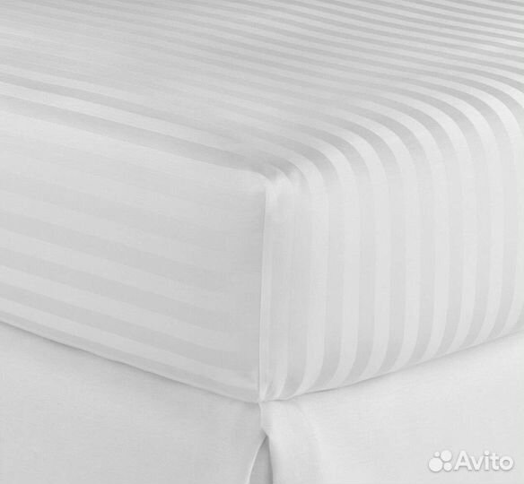Простынь на резинке сатин 100 хлопок