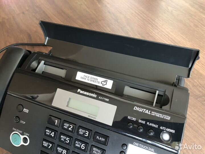 Факс panasonic kx-ft988