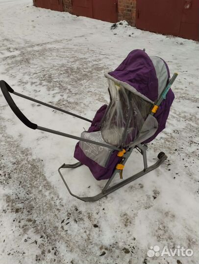 Коляска санки
