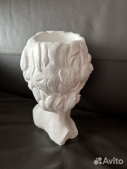 Бюст гипсовая голова кашпо давид