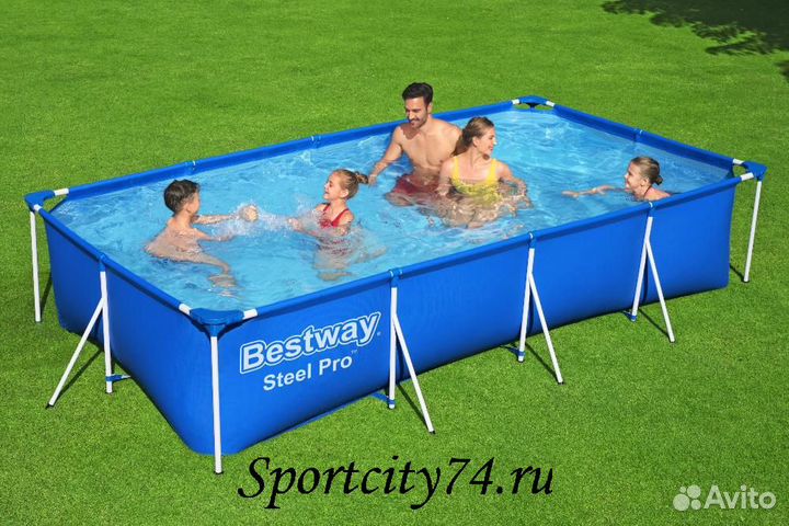 Бассейн BestWay каркасный прямоугольный 56424 BW