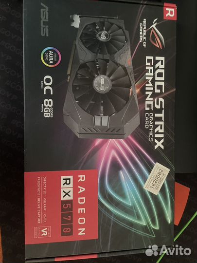 Asus ROG Strix Radeon RX570 OC 8GB