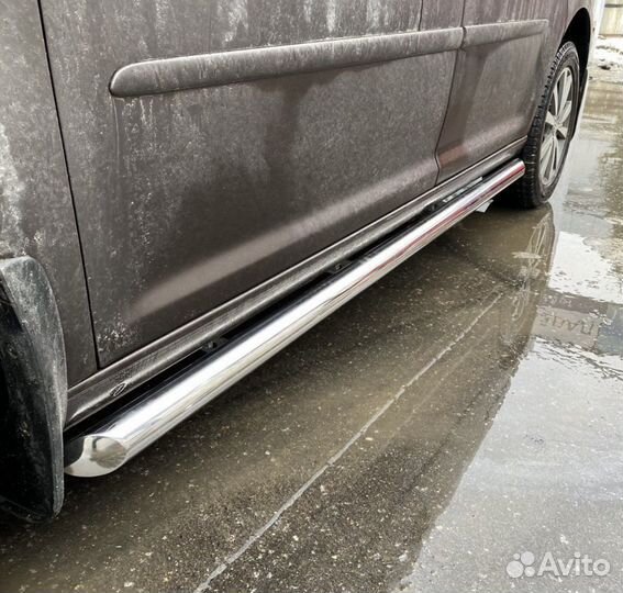 Пороги труба Volkswagen Caddy