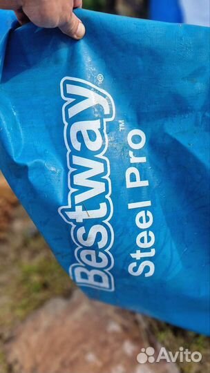 Каркасный бассейн Бествей 350/122 бу+Песочный фил