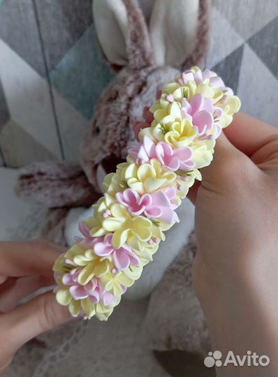 Ободки, повязки, заколки, резинки, венки