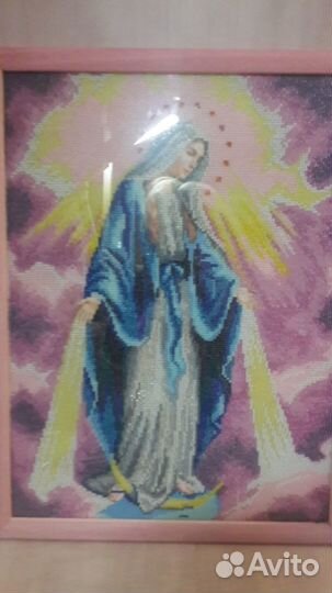 Икона вышитая бисером