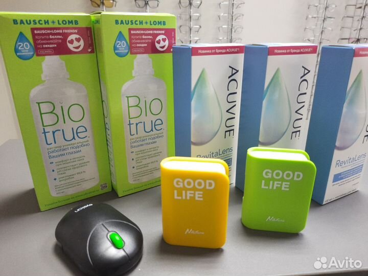 Линзы контактные от