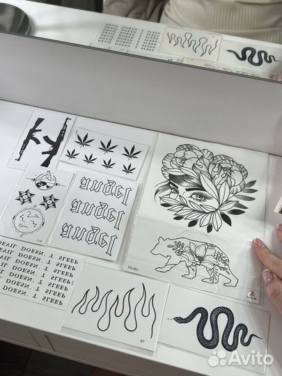 Переводные тату