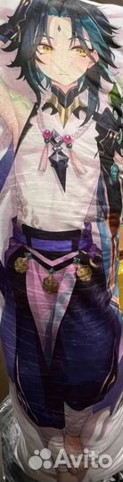 Подушка обнимашка дакимакура Геншин 85см