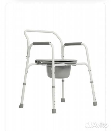 Кресло коляска с ручным приводом+санитарное кресло