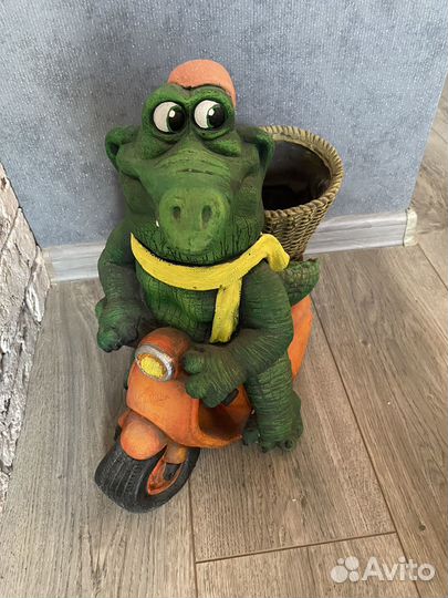 Садовые фигуры крокодил