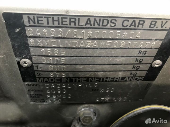 Разбор на запчасти Mitsubishi Carisma