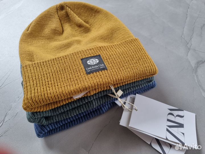 Детская шапка бини zara новая