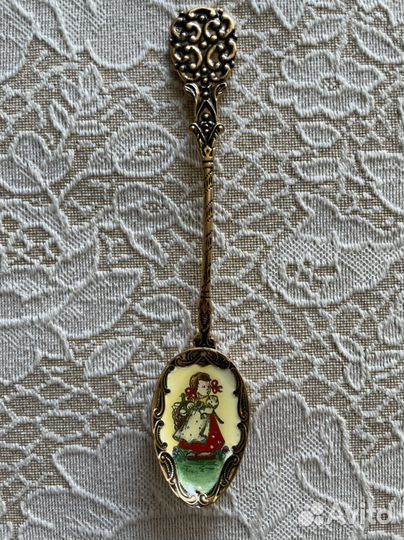 Ложка чайная СССР подарочная, детская