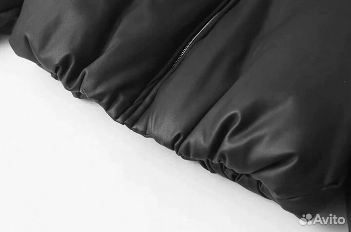 Кожаный бомбер Zara