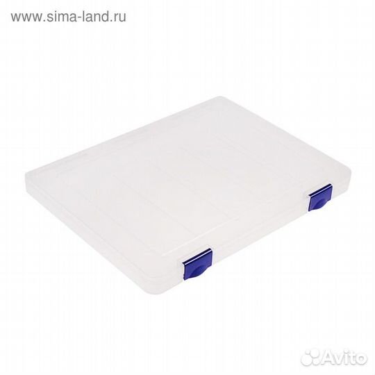 Папка для документов А4, с синими защелками, 230 х