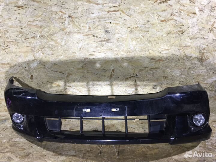 Бампер передний Рестайл Honda Stream RN Чёрныйцара