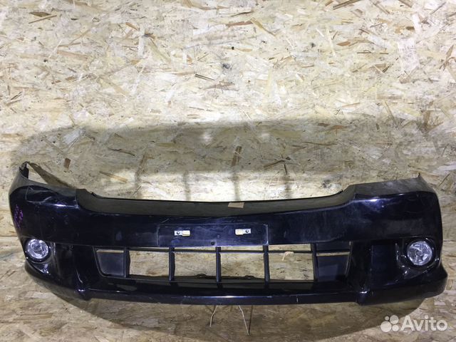 Бампер передний Рестайл Honda Stream RN Чёрныйцара