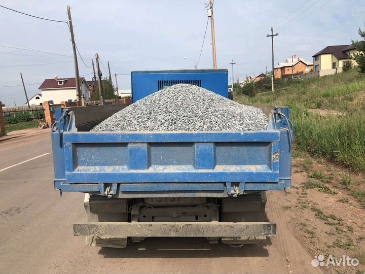 Песок, щебень, пгс, дресва