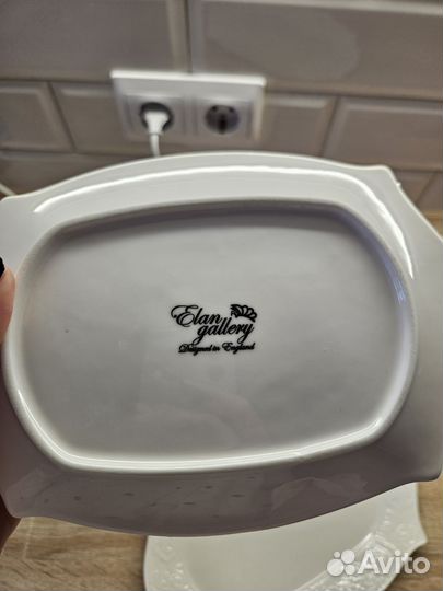 Набор посуды блюд тарелки сервировочные новые