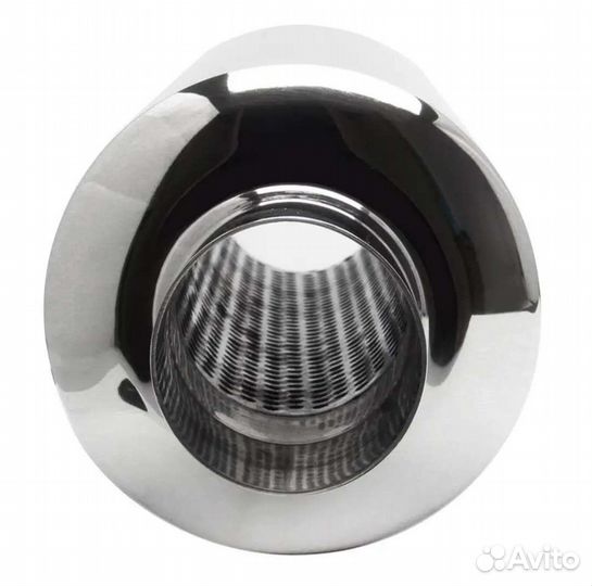 Глушитель прямоточный спортивный из нерж стали