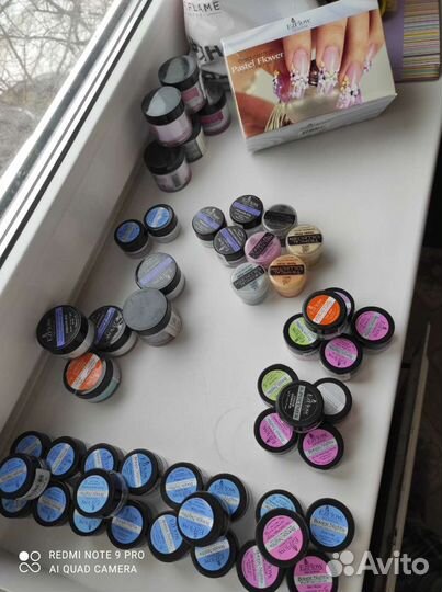 Пудра акриловая для дизайна