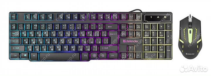 Комплект Клавиатура и мышь Defender