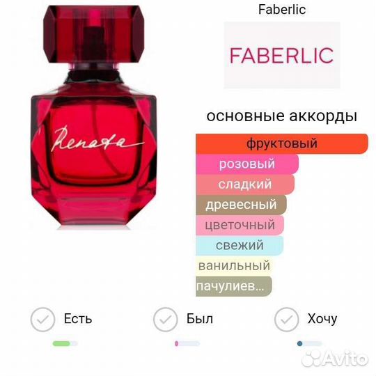 Туалетная вода женская рената новая