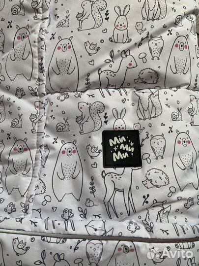 Конверт в коляску зимний+ муфта варежки на коляску