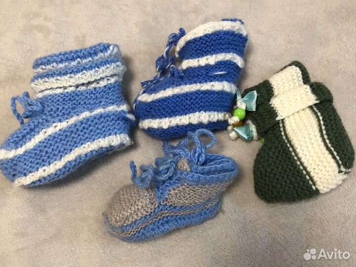 Пинетки вязаные