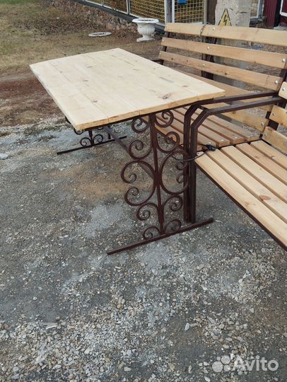 Скамейки + стол