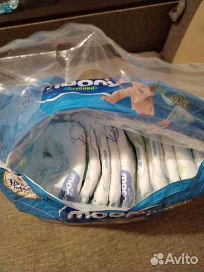 Подгузники-трусики Moony, эконом линейка, размер М