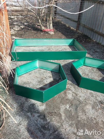 Металлические ограждения для грядок