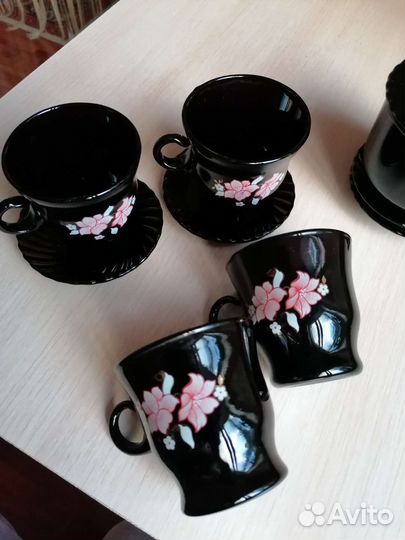 Кофейный сервиз чёрный