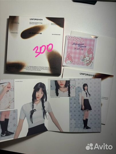 Альбом le sserafim - unforgiven диджипак Ынче