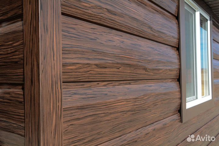 Сайдинг металлический Бревно рубленное 4D