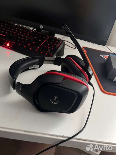 Игровые наушники logitech g332 с микрофоном