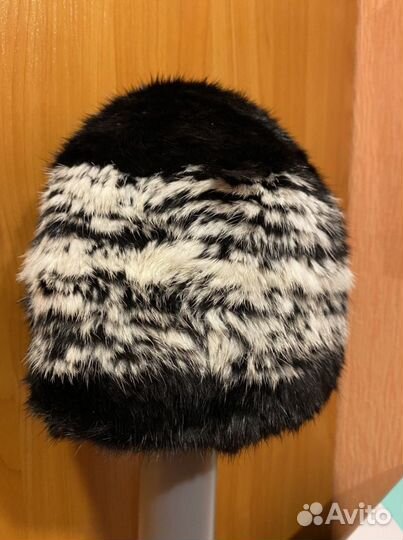 Шапка норковая женская (вязанная)