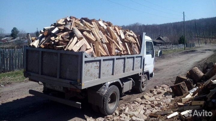 Дрова колотые, чурками