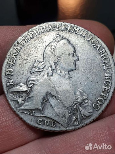 Рубль Екатерина 1763г