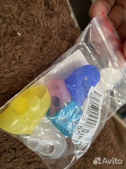 Силиконовые напалечники для игры на гитаре