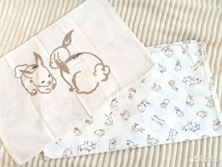 Детское постельное белье IKEA + подушка